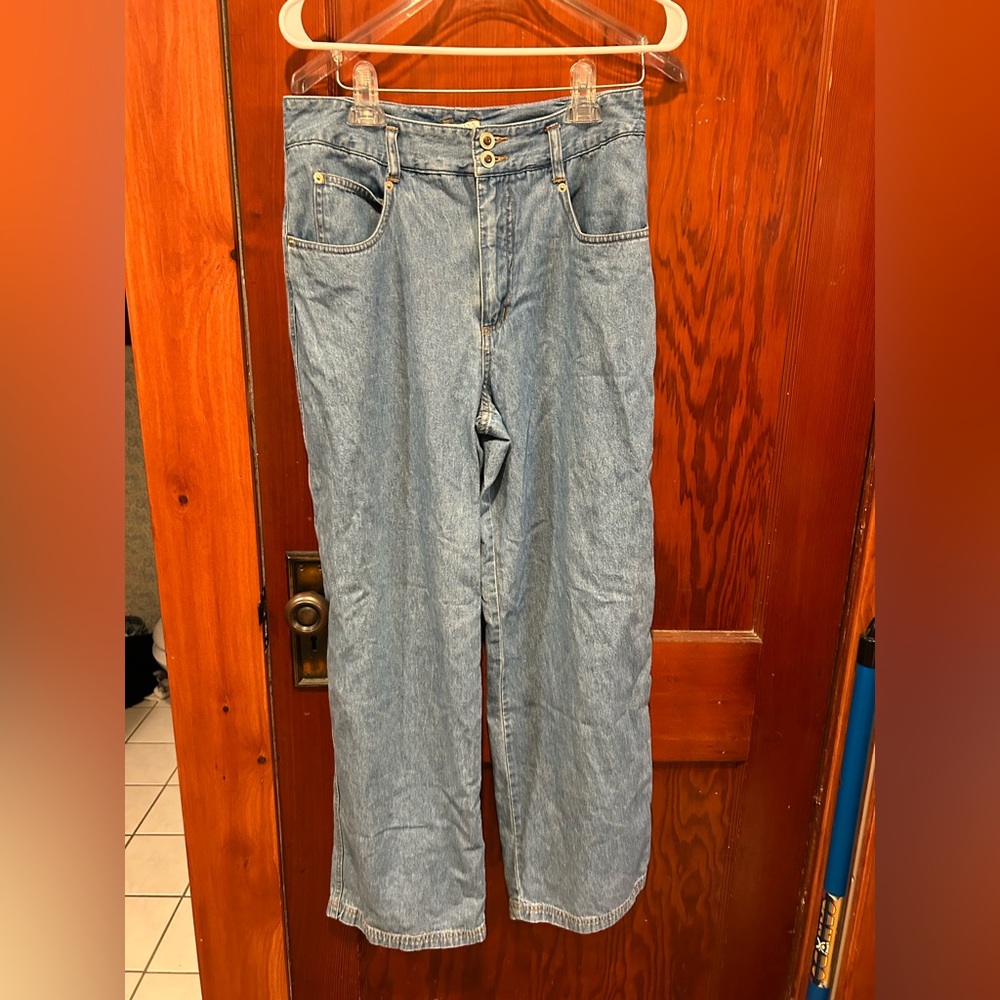 Vintage 90s Moda intl lightweight flare jeans